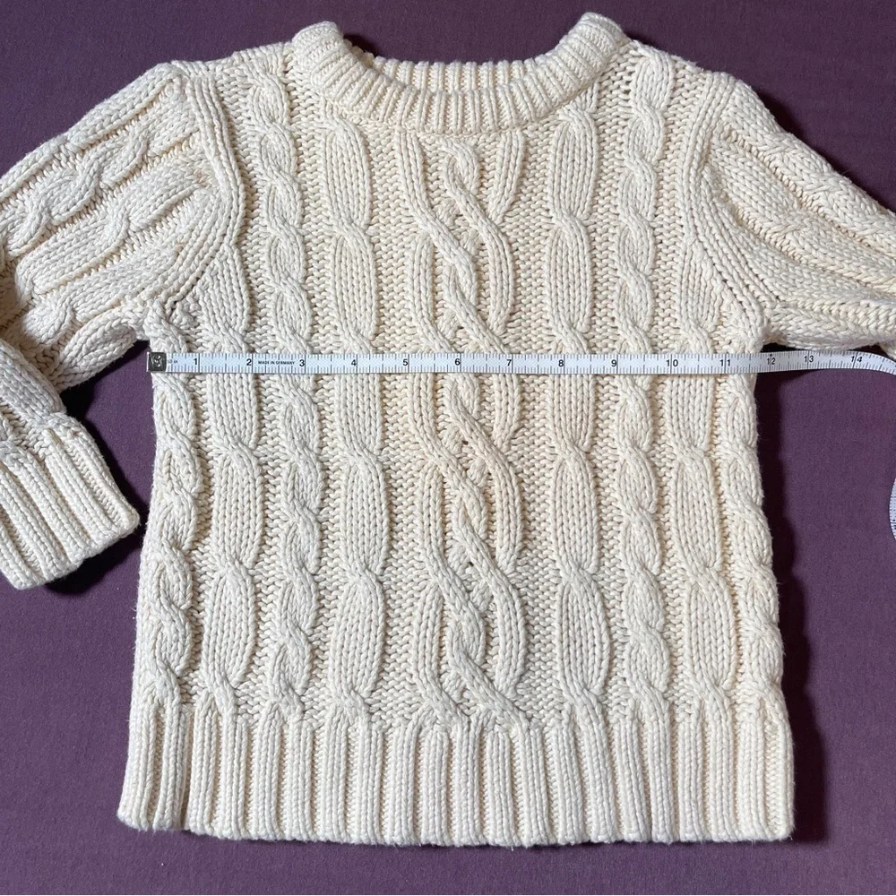 Old Navy Kids Cable Knit Sweater (Off White/Tan) - Boys 18-24 months